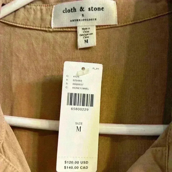 COPY - NWT Anthropologie Cloth and Stone utility romper - Picture 9 of 11